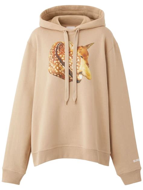 burberry deer print hoodie|authentic burberry hoodie.